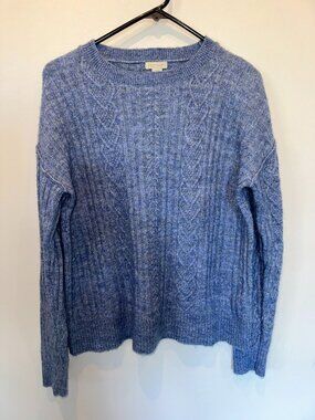 Legendary Outfitters Blue Cable Knit Sweater